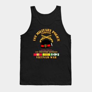 1st MP Company - 1st Inf Div Vietnam w SVC Tank Top